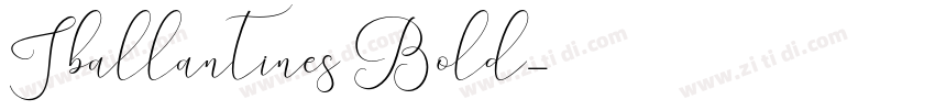 Iballantines Bold字体转换